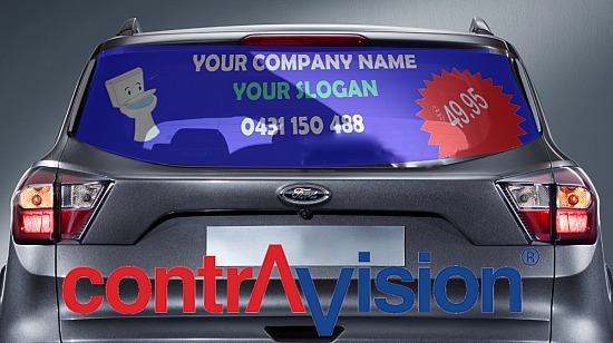 CONTRAVISION - One way VISION CAR 145x65 cm