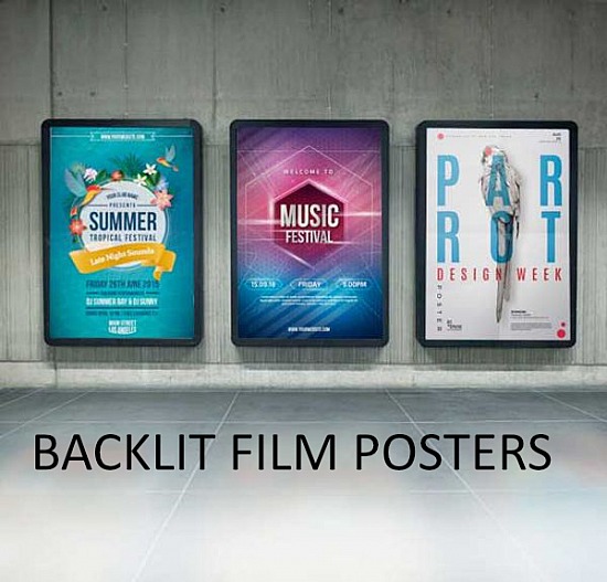 BACKLIT FILM POSTERS